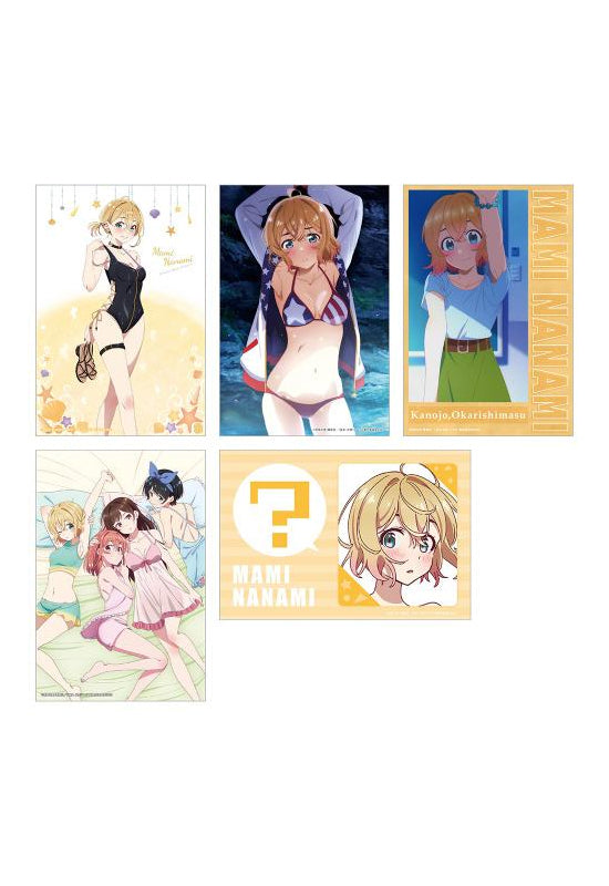 Rent-A-Girlfriend KADOKAWA Swimsuit and Girlfriend Illustration Cards (Set of 5) Mami Nanami B