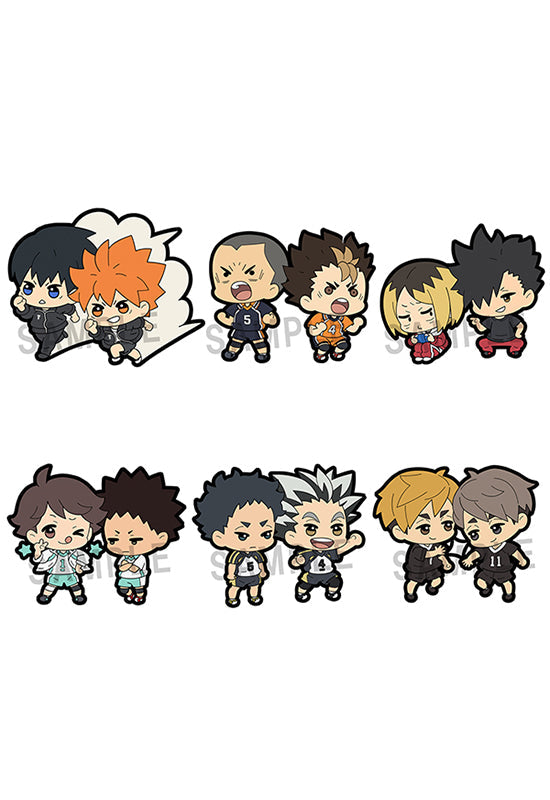 Haikyuu!! MEGAHOUSE Rubber Mascot Buddycolle (Box of 6)