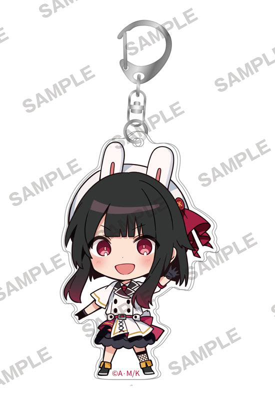 Kono Subarashii Sekai ni Bakuen wo! KADOKAWA Animated Commemoration Fair Original Illustration Acrylic Key Chain Megumin Idol Deformed Ver.