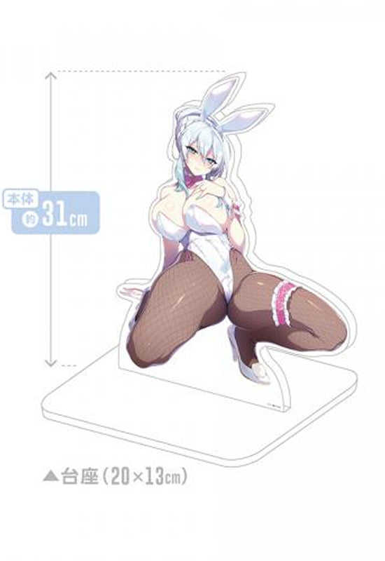 Hito Tsukiai ga Nigate na Miboujin no Yukionna-san to Noroi no Yubiwa BINDing Mifuyu Yukino Bunny Ver. Acrylic Stand