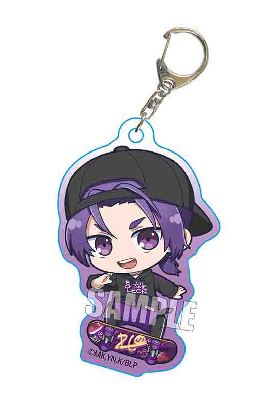Blue Lock Bell House Acrylic Key Chain Mikage Reo Skater Ver.