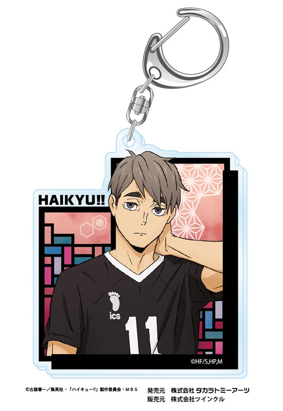 Haikyu!! Takaratomy Arts Kirie Series Acrylic Key Chain Vol.3 Miya Osamu