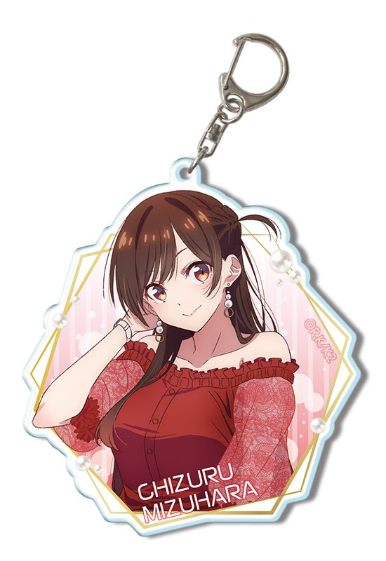 Rent-A-Girlfriend Licence Agent Big Acrylic Key Chain Design 01 Mizuhara Chizuru