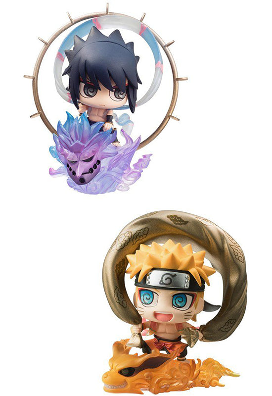 NARUTO MEGAHOUSE PETIT CHARA! FUJIN & RAIJIN SET