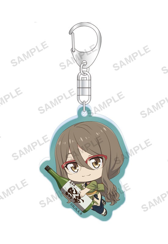 Lycoris Recoil Bushiroad Creative Mugyu Mini Acrylic Key Chain Nakahara Mizuki Coffee Shop LycoReco Ver.