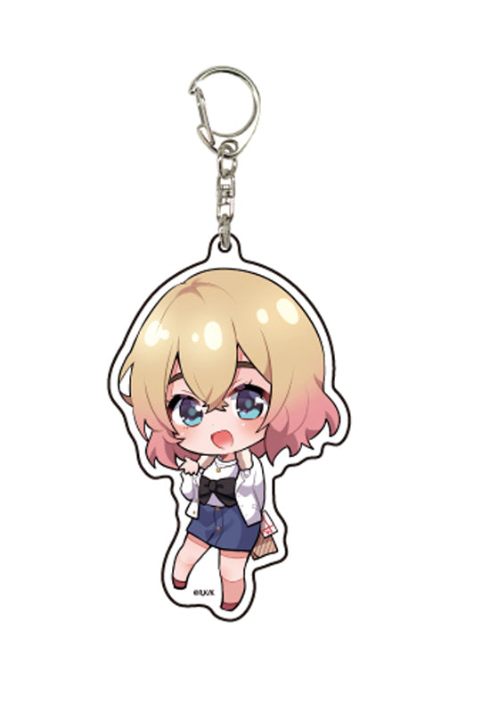 Rent-A-Girlfriend A3 Deka Acrylic Key Chain 02 Nanami Mami Valentine Ver. (Mini Character)