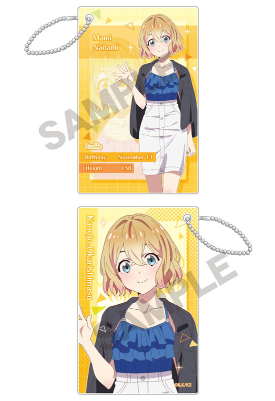 Rent-A-Girlfriend Crux Profile Card Key Chain Nanami Mami