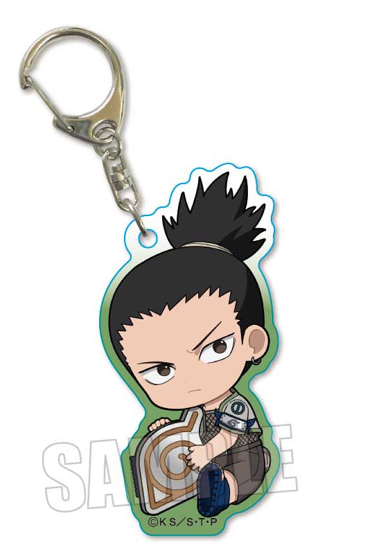 NARUTO Bell House GyuGyutto Acrylic Key Chain Nara Shikamaru