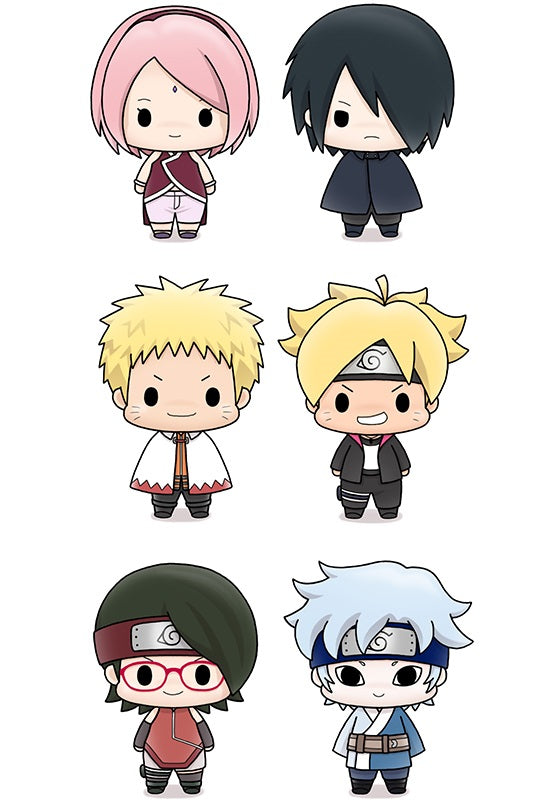 BORUTO NARUTO NEXT GENERATIONS SERIES MEGAHOUSE CHOKORIN MASCOT(Set of 6 Characters)