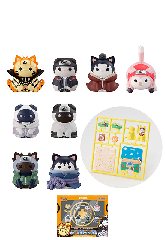 MEGA CAT PROJECT MEGAHOUSE Naruto Shippuden  Nyaruto!Ver. Break out！Fourth Great Ninja War（window package）【with gift】