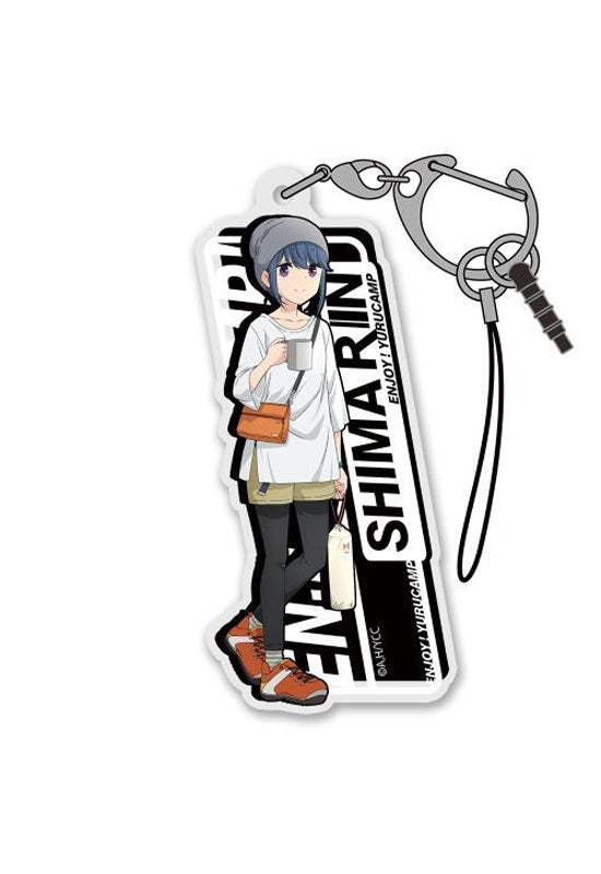 Yurucamp Cospa Original Illustration Summer Camp Shima Rin Acrylic Multi Key Chain