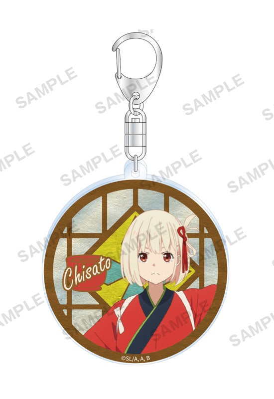 Lycoris Recoil Bushiroad Creative Acrylic Key Chain Nishikigi Chisato Cafe LycoReco Ver.