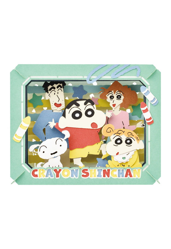 Crayon Shin-chan Ensky Paper Theater PT-256 Nohara Family
