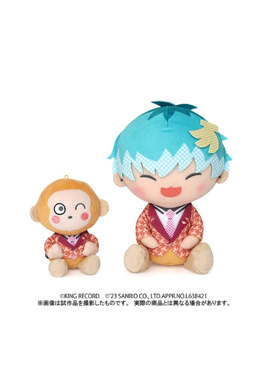 Hypnosismic -Division Rap Battle- Movic Sanrio Nakayoku Edit Plush Set Nurude Sasara x Osaru no Monkichi