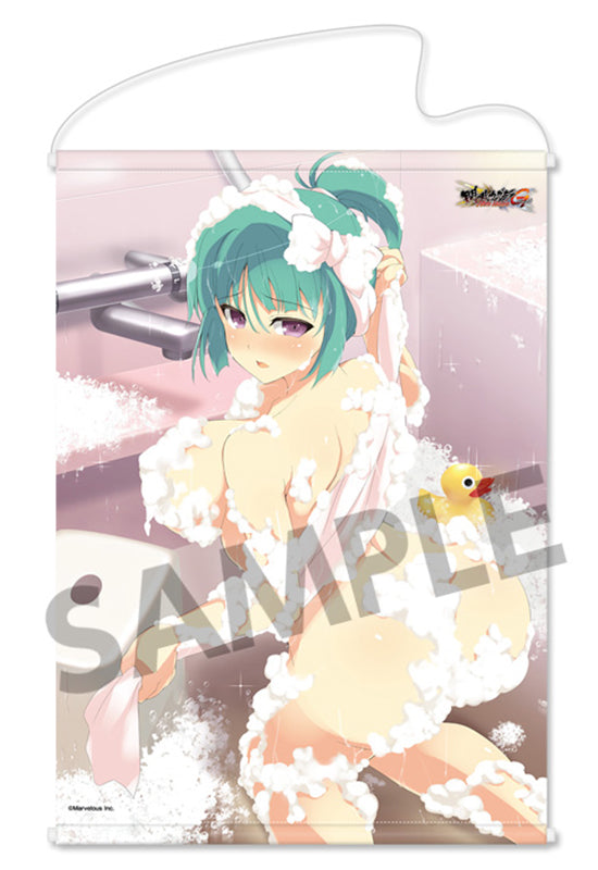 Senran Kagura NewWave G Burst HOBBY STOCK Tapestry Bashou Bath time ver.