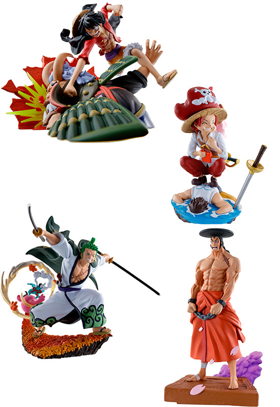 ONE PIECE MEGAHOUSE LOG BOX WANOKUNI Vol.3 set (Set of 4 Characters)