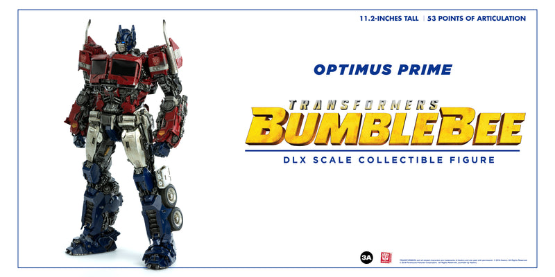 TRANSFORMERS BUMBLEBEE Hasbro x ThreeA OPTIMUS PRIME DLX Scale Collectible Series