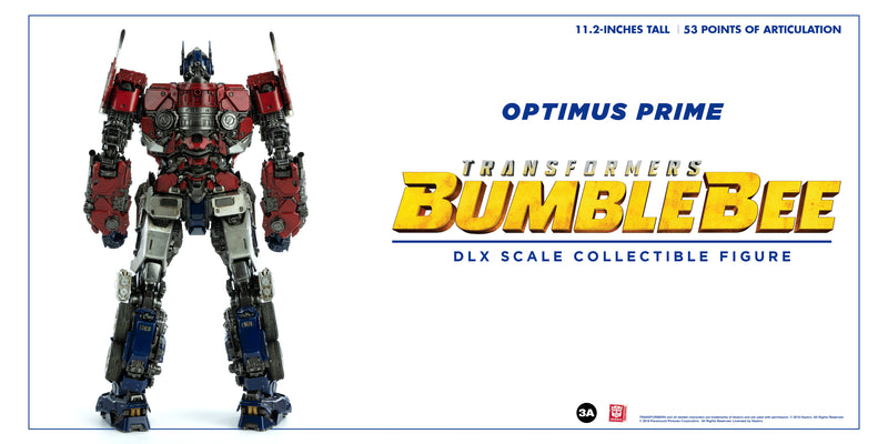 TRANSFORMERS BUMBLEBEE Hasbro x ThreeA OPTIMUS PRIME DLX Scale Collectible Series