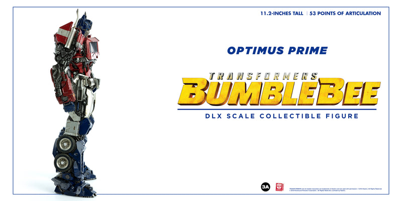 TRANSFORMERS BUMBLEBEE Hasbro x ThreeA OPTIMUS PRIME DLX Scale Collectible Series