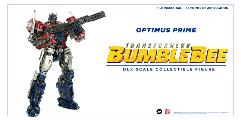 TRANSFORMERS BUMBLEBEE Hasbro x ThreeA OPTIMUS PRIME DLX Scale Collectible Series