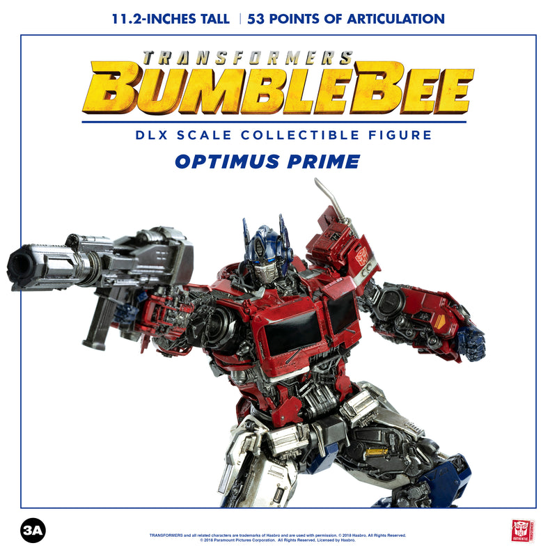 TRANSFORMERS BUMBLEBEE Hasbro x ThreeA OPTIMUS PRIME DLX Scale Collectible Series
