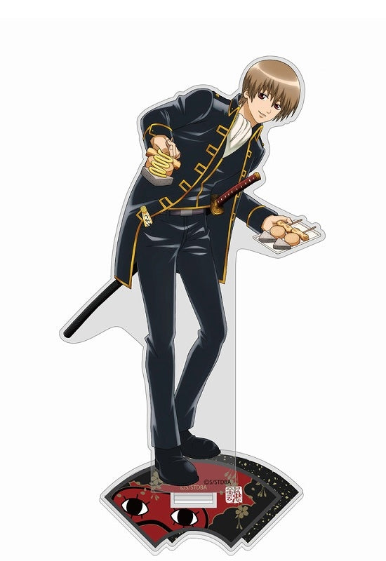 Gintama Cospa Original Illustration Okita Sougo Acrylic Stand (Large) Food Stall Eating Tour Ver.
