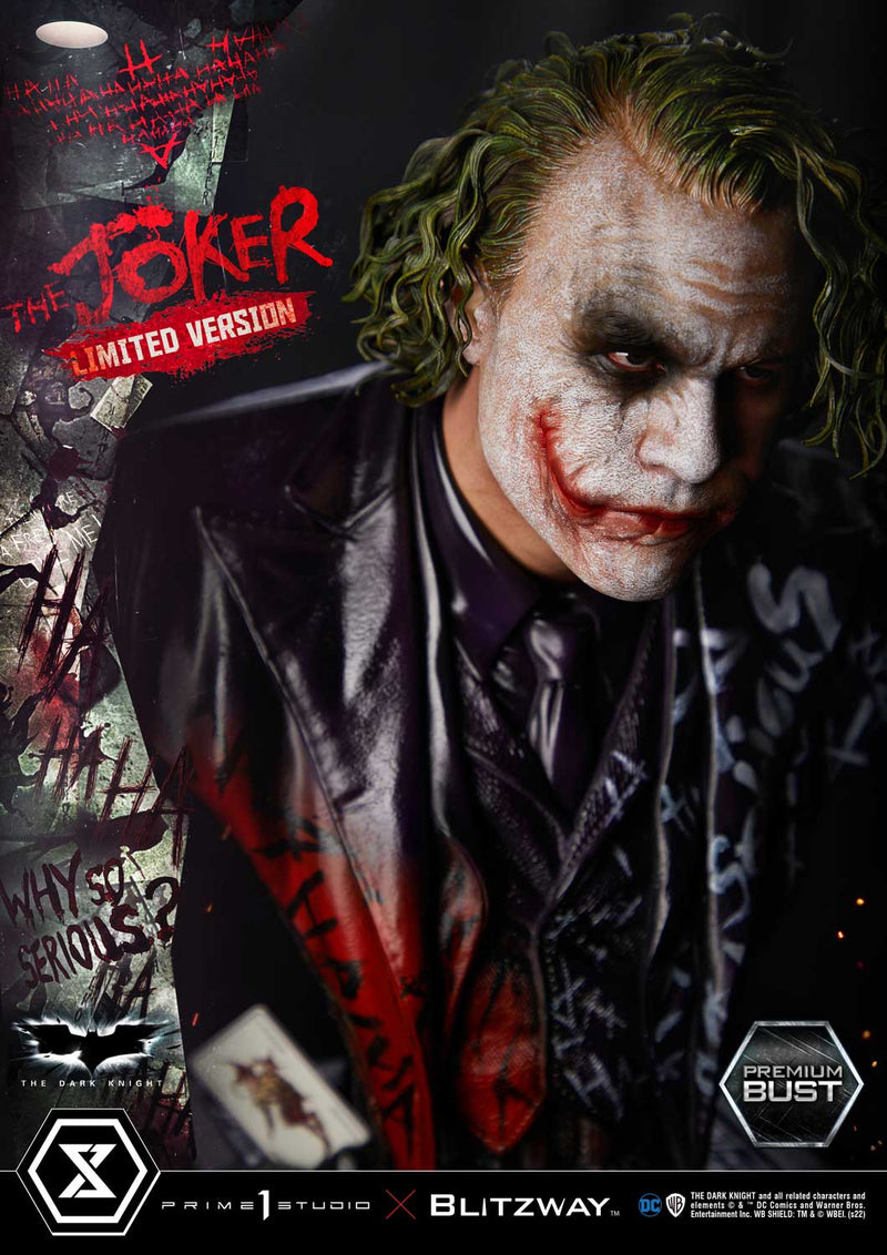 The Dark Knight Prime 1 Studio Premium Bust The Joker Limited Version