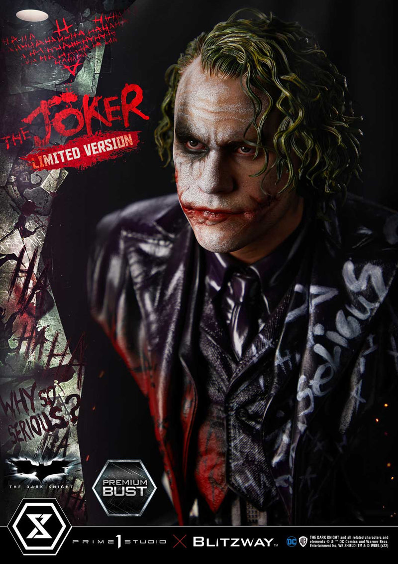 The Dark Knight Prime 1 Studio Premium Bust The Joker Limited Version
