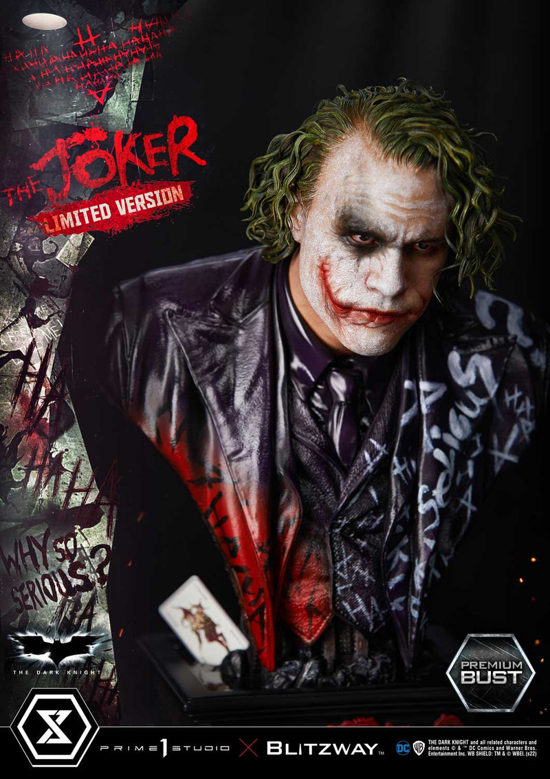The Dark Knight Prime 1 Studio Premium Bust The Joker Limited Version