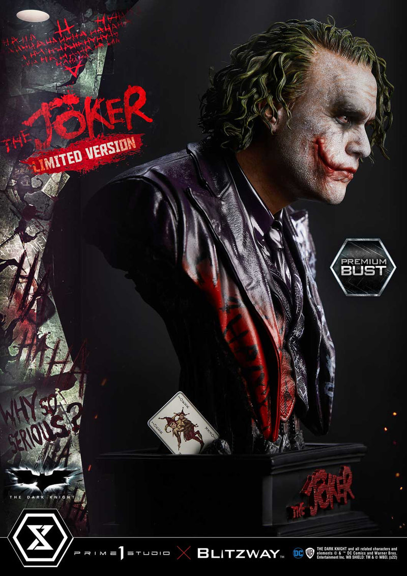 The Dark Knight Prime 1 Studio Premium Bust The Joker Limited Version