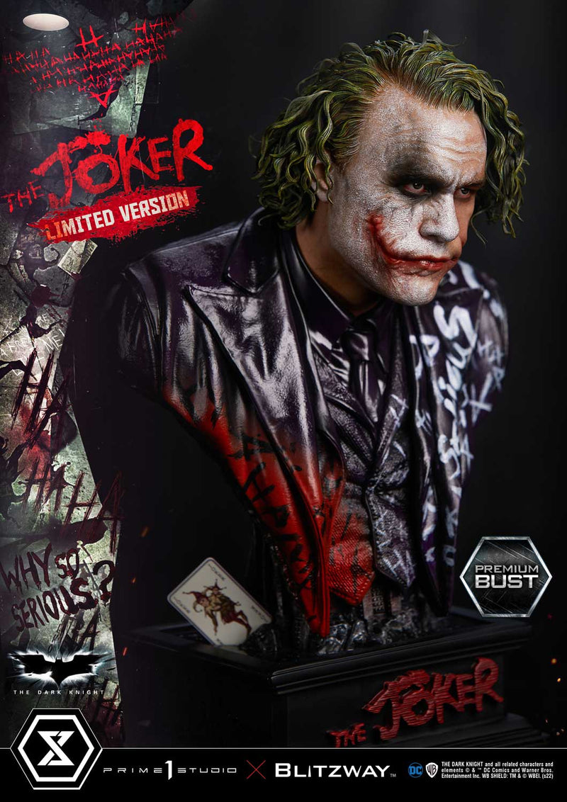 The Dark Knight Prime 1 Studio Premium Bust The Joker Limited Version