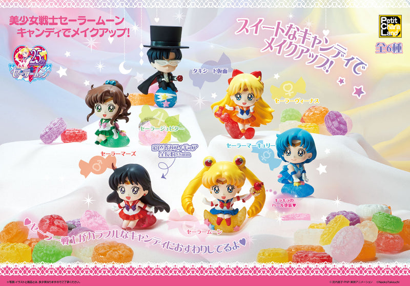 Petit Chara Land Pretty Solder Sailor Moon MAKE UP WITH CANDY (Set of 6 Characters)