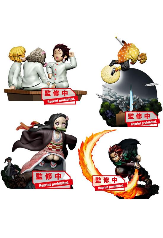 Demon Slayer Kimetsu no yaiba MEGAHOUSE PETITRAMA SERIES Vol.1 (1 Random Blind Box)(repeat)