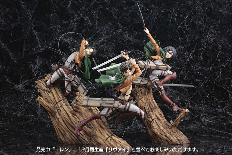 ATTACK ON TITAN Kotobukiya ARTFX J MIKASA ACKERMAN (RENEWAL PACKAGE VER.)