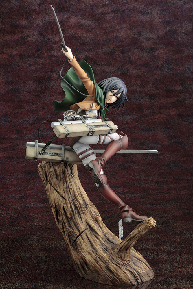 ATTACK ON TITAN Kotobukiya ARTFX J MIKASA ACKERMAN (RENEWAL PACKAGE VER.)