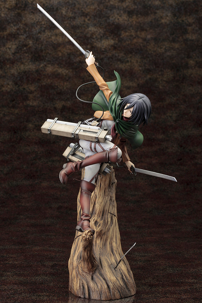 ATTACK ON TITAN Kotobukiya ARTFX J MIKASA ACKERMAN (RENEWAL PACKAGE VER.)