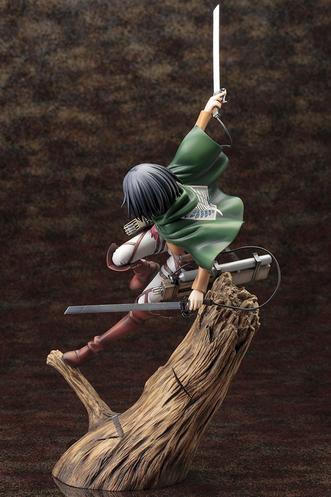 ATTACK ON TITAN Kotobukiya ARTFX J MIKASA ACKERMAN (RENEWAL PACKAGE VER.)