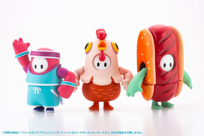 FALL GUYS Kotobukiya ACTION FIGURE PACK 02: BEACH BALL/ROOKIE COSTUME