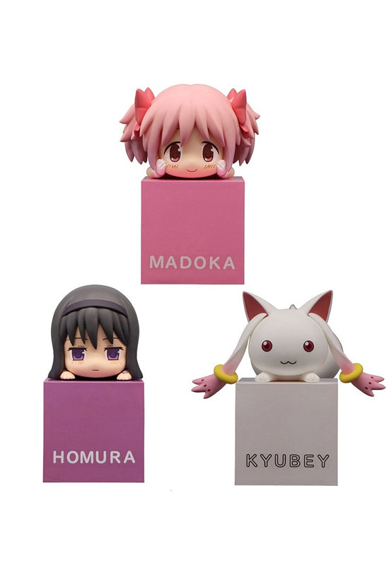 PUELLA MAGI MADOKA MAGICA FURYU Hikkake Figure Madoka Kaname, Homura Akemi, Kyubey set