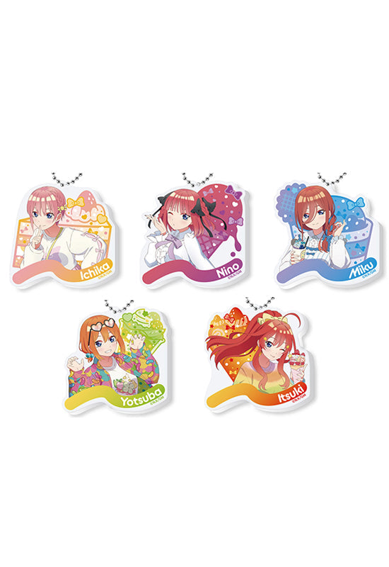 The Quintessential Quintuplets Movie Ensky Trading Acrylic Key Chain (Pastel Desserts)(1 Random)