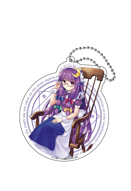 Touhou Lost Word Y Line Big Acrylic Key Chain Patchouli Knowledge High-dex One Week Maid