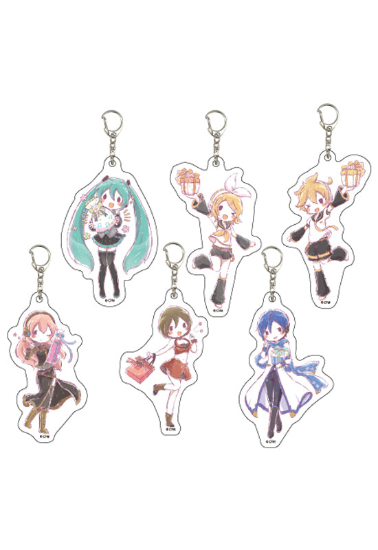 Piapro Characters A3 Acrylic Key Chain 03 Birthday Ver. (Graff Art Design)(Set of 6)