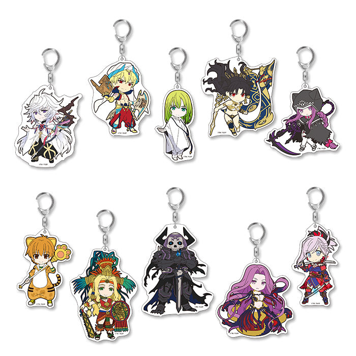 Fate/Grand Order HOBBY STOCK Pikuriru! Trading Acrylic Keychain vol.5 (re-run)(Set of 10 Characters)