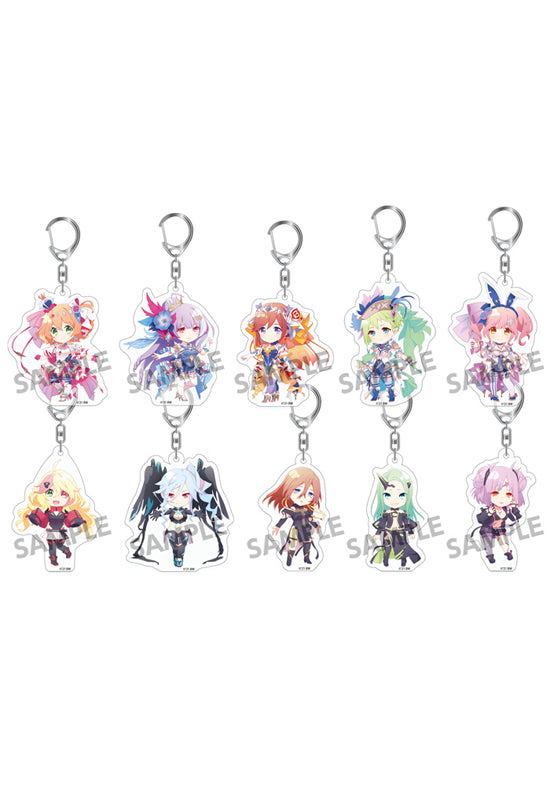 Macross Delta Movie: Absolute Live!!!!!! Hobby Stock Pikuriru! Trading Acrylic Key Chain(1 Random)