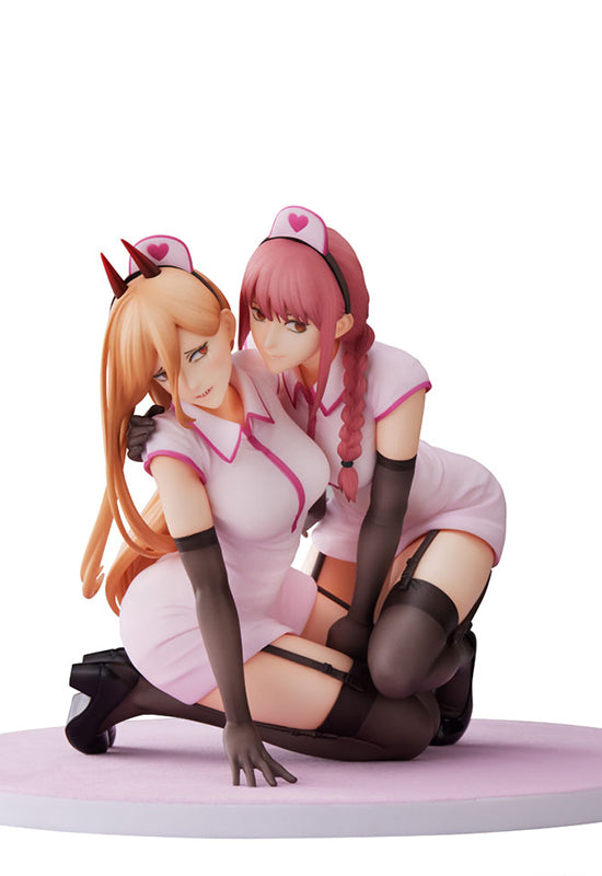 Chainsaw Man FuRyu F:NEX Power & Makima Nurse Ver.