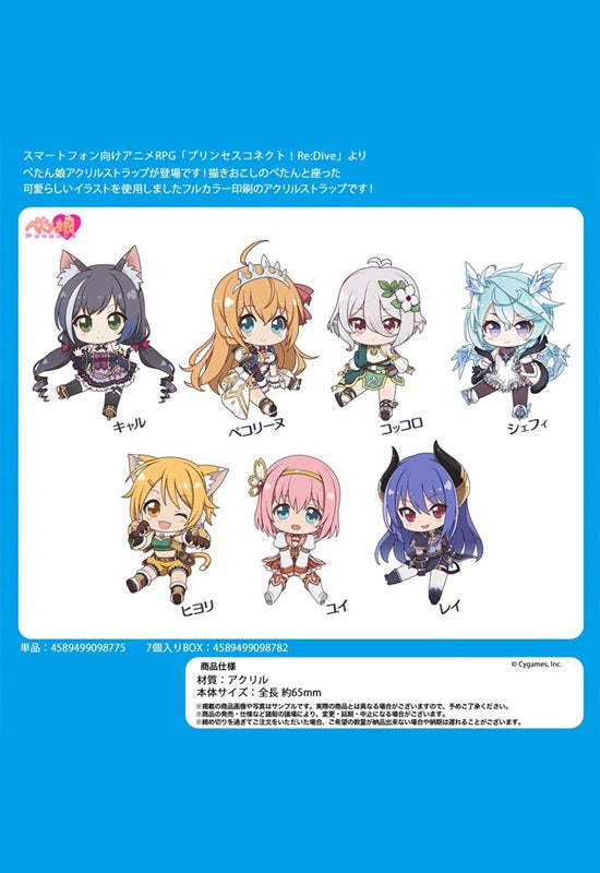 Princess Connect! Re:Dive Penguin Parade Petanko Trading Acrylic Strap (1 Random)