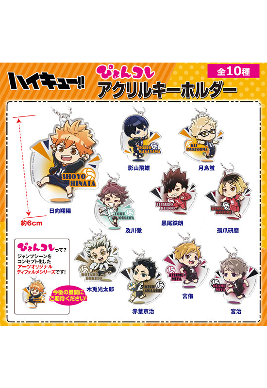 Haikyu!! Takaratomy Arts Pyon Colle Acrylic Key Chain(1 Random)