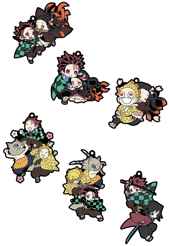 DEMON SLAYER Kimetsu no yaiba MEGAHOUSE RUBBER MASCOT BUDDYCOLLE Vol.1 【repeat】 (BOX of 6)