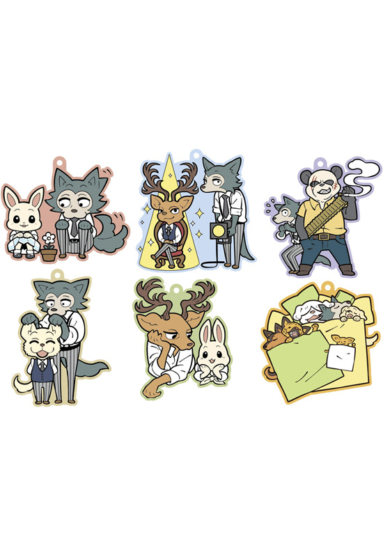 BEASTARS MEGAHOUSE RUBBER MASCOT BUDDYCOLLE (Set of 6 Characters)