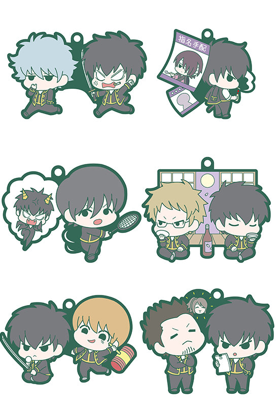 GINTAMA MEGAHOUSE RUBBER MASCOT BUDDYCOLLE GINTAMA HIJIKATA SP(1 Random Blind Box)